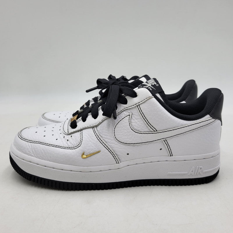 【中古品】【レディース】 NIKE ナイキ WMNS AIR FORCE 1 '07 MINI JEWEL IB6543-101 ウィメンズ エア フォース 1 '07 ミニ ジュエル スニーカー 靴 166-260529-as-04-izu サイズ：23.5cm カラー：ホワイト×ブラック 万代Net店