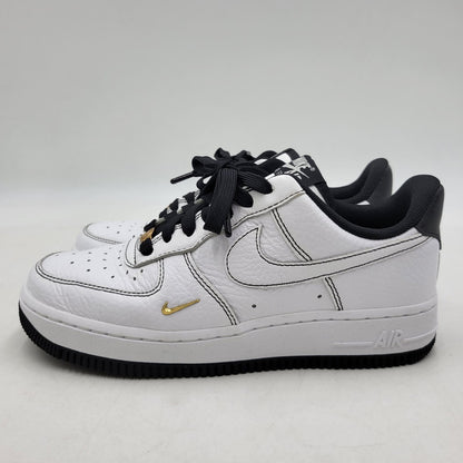 【中古品】【レディース】 NIKE ナイキ WMNS AIR FORCE 1 '07 MINI JEWEL IB6543-101 ウィメンズ エア フォース 1 '07 ミニ ジュエル スニーカー 靴 166-260529-as-04-izu サイズ：23.5cm カラー：ホワイト×ブラック 万代Net店