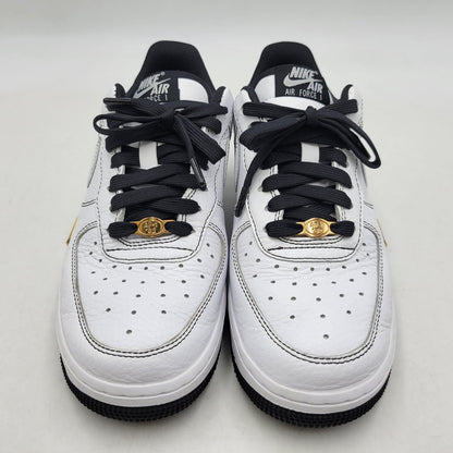 【中古品】【レディース】 NIKE ナイキ WMNS AIR FORCE 1 '07 MINI JEWEL IB6543-101 ウィメンズ エア フォース 1 '07 ミニ ジュエル スニーカー 靴 166-260529-as-04-izu サイズ：23.5cm カラー：ホワイト×ブラック 万代Net店