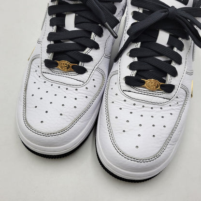 【中古品】【レディース】 NIKE ナイキ WMNS AIR FORCE 1 '07 MINI JEWEL IB6543-101 ウィメンズ エア フォース 1 '07 ミニ ジュエル スニーカー 靴 166-260529-as-04-izu サイズ：23.5cm カラー：ホワイト×ブラック 万代Net店