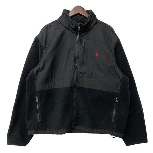 【中古品】【メンズ】 POLO RALPH LAUREN ポロ・ラルフローレン 71451 DENILI TYPE FLEECE JACKET デナリ タイプ フリース ジャケット アウター 147-260526-kh-02-izu サイズ：XL カラー：ブラック 万代Net店
