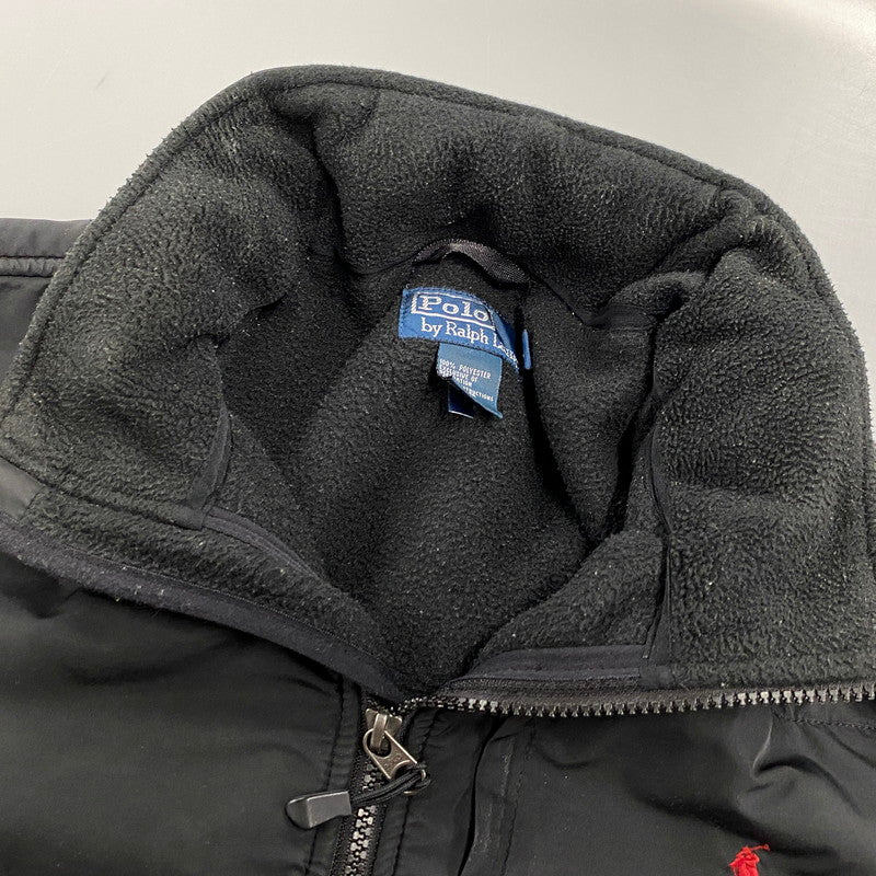 【中古品】【メンズ】 POLO RALPH LAUREN ポロ・ラルフローレン 71451 DENILI TYPE FLEECE JACKET デナリ タイプ フリース ジャケット アウター 147-260526-kh-02-izu サイズ：XL カラー：ブラック 万代Net店