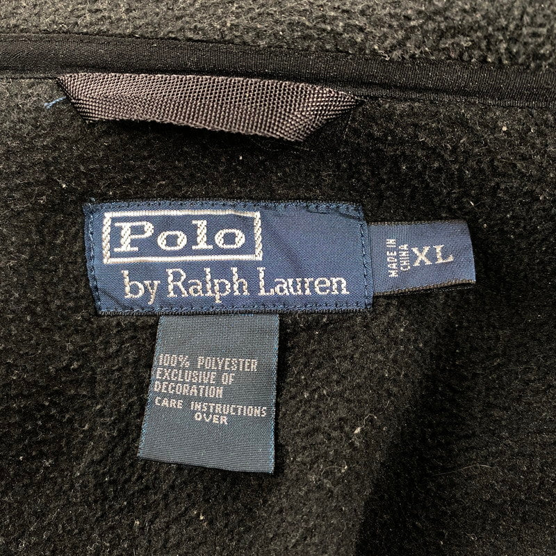 【中古品】【メンズ】 POLO RALPH LAUREN ポロ・ラルフローレン 71451 DENILI TYPE FLEECE JACKET デナリ タイプ フリース ジャケット アウター 147-260526-kh-02-izu サイズ：XL カラー：ブラック 万代Net店