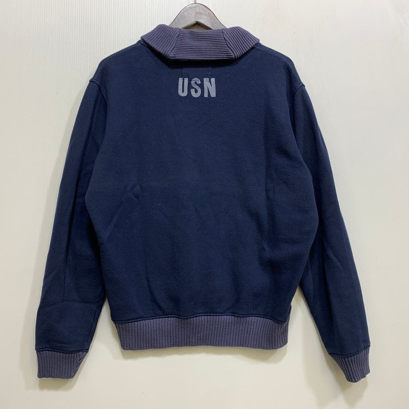 【中古品】【メンズ】 PHERROW'S フェローズ US NAVAL JUMPER SWEATSHIRT ユーエル ネイバル ジャンパー スウェットシャツ トップス 長袖 145-260714-cs-15-izu サイズ：38R カラー：ネイビー 万代Net店