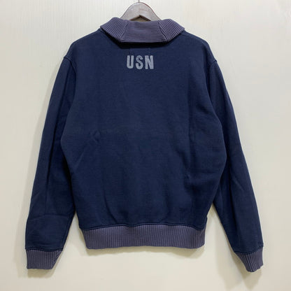 【中古品】【メンズ】 PHERROW'S フェローズ US NAVAL JUMPER SWEATSHIRT ユーエル ネイバル ジャンパー スウェットシャツ トップス 長袖 145-260714-cs-15-izu サイズ：38R カラー：ネイビー 万代Net店