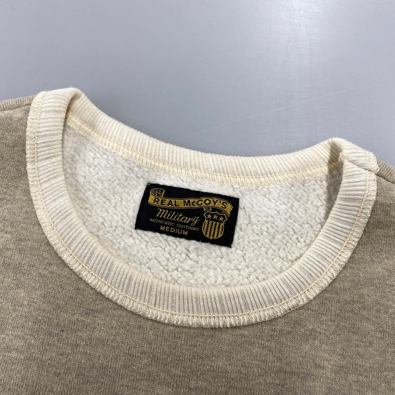 【中古品】【メンズ】 The REAL McCOY'S ザリアルマッコイズ U.S AIR FORCE MILITARY POCKET SWEATSHIRT ミリタリー ポケット スウェットシャツ 145-260527-as-34-izu サイズ：M カラー：グレー系 万代Net店