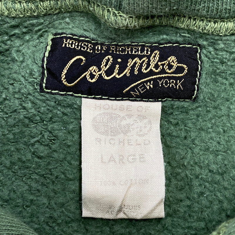 【中古品】【メンズ】 COLIMBO コリンボ 2-POCKET HOODED SWEAT SHIRT 2ポケット フーデッドスウェットシャツ パーカー 145-260527-as-33-izu サイズ：L カラー：グリーン 万代Net店
