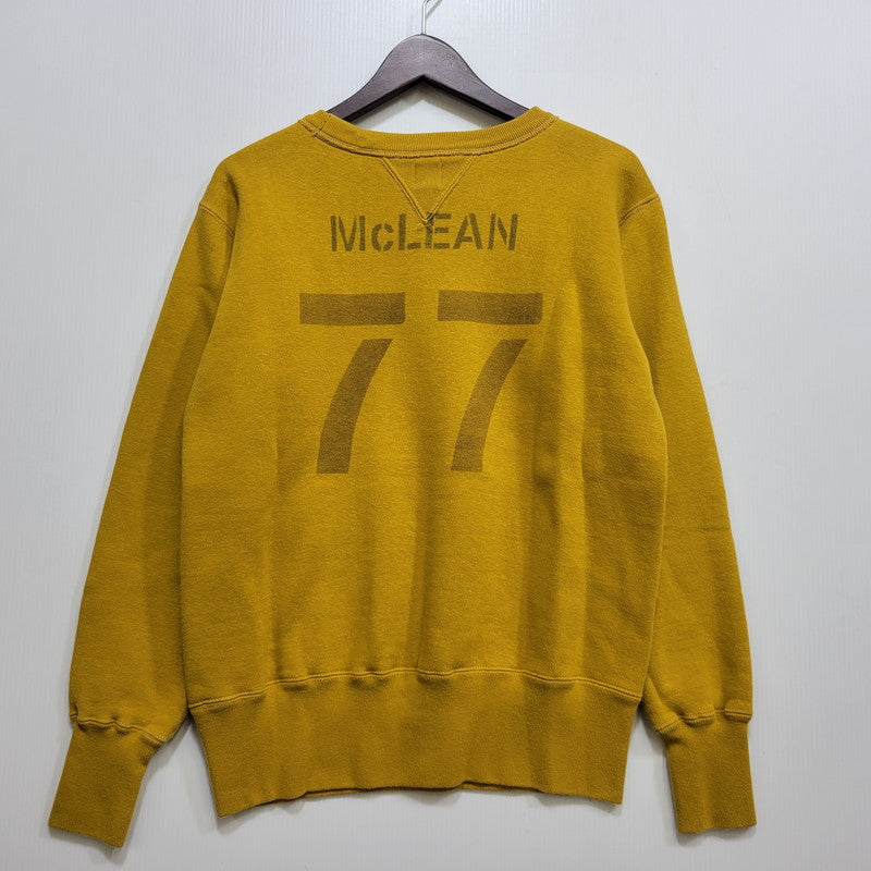 【中古品】【メンズ】 JELADO ジェラード MCLEAN #77 FOOTBALL SWEAT SHIRT マクリーン フットボール スウェット 両V 145-260720-as-04-izu サイズ：M カラー：マスタード 万代Net店