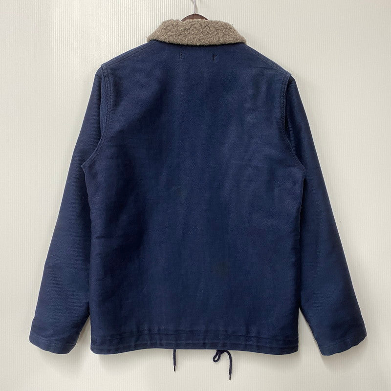【中古品】【メンズ】 JELADO ジェラード CORDUROY N-1 DECK JACKET コーデュロイ デッキジャケット アウター 145-260527-as-21-izu サイズ：38 カラー：ネイビー 万代Net店