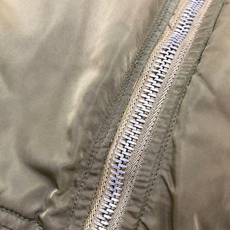 【現状渡し品】【メンズ】 ALPHA INDUSTRIES アルファインダストリーズ MA-1 FLIGHT JACKET 1615-573-8335 フライトジャケット USA製 145-260527-as-20-izu サイズ：M カラー：カーキ/オレンジ 万代Net店