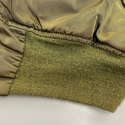 【現状渡し品】【メンズ】 ALPHA INDUSTRIES アルファインダストリーズ MA-1 FLIGHT JACKET 1615-573-8335 フライトジャケット USA製 145-260527-as-20-izu サイズ：M カラー：カーキ/オレンジ 万代Net店