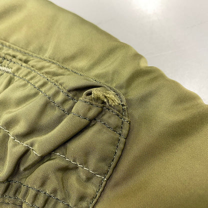 【現状渡し品】【メンズ】 ALPHA INDUSTRIES アルファインダストリーズ MA-1 FLIGHT JACKET 1615-573-8335 フライトジャケット USA製 145-260527-as-20-izu サイズ：M カラー：カーキ/オレンジ 万代Net店