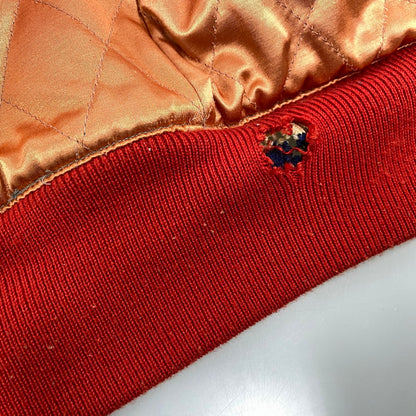 【現状渡し品】【メンズ】 STYLE EYES スタイルアイズ 東洋エンタープライズ M16487 M16488 CROSS PATCH WOOL LEATHER STADIUM JACKET クロス パッチ ウール レザー スタジアム ジャケット アウター 146-260525-cs-02-izu サイズ：40 カラー：グレー×ベージュ 万代Net店