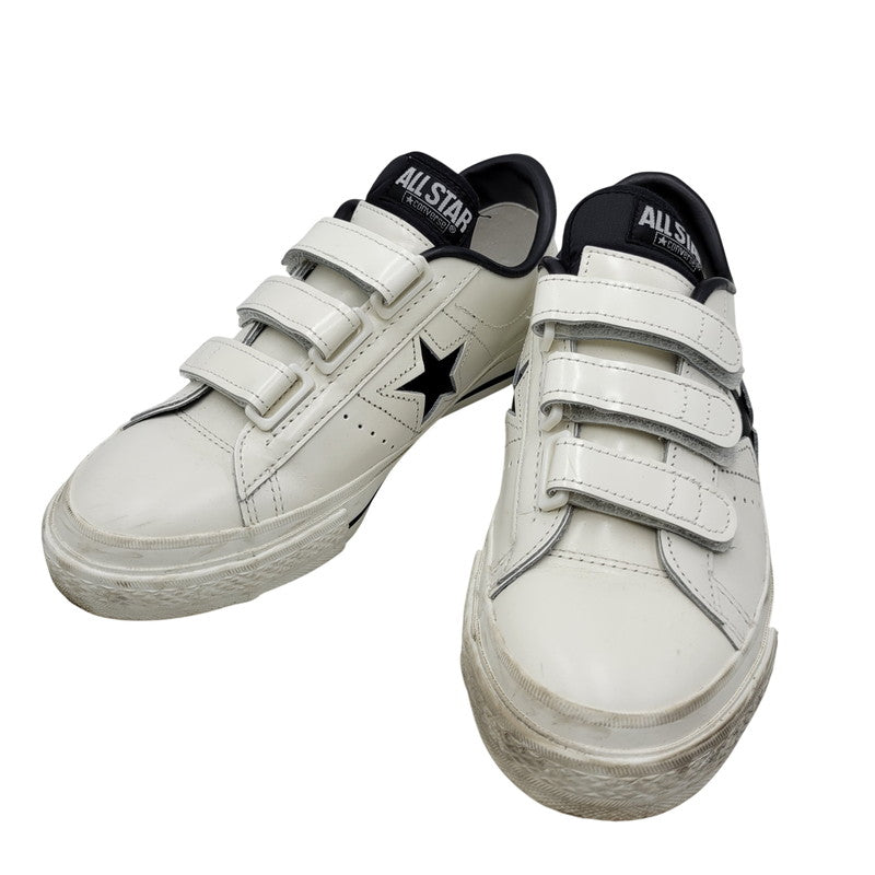 【中古品】【メンズ】 CONVERSE コンバース ONE STAR J V-3 ワンスター スニーカー シューズ 靴 162-260529-as-06-izu サイズ：7.5 カラー：ホワイト×ブラック 万代Net店