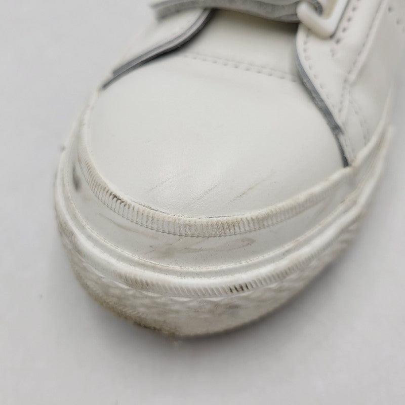 【中古品】【メンズ】 CONVERSE コンバース ONE STAR J V-3 ワンスター スニーカー シューズ 靴 162-260529-as-06-izu サイズ：7.5 カラー：ホワイト×ブラック 万代Net店