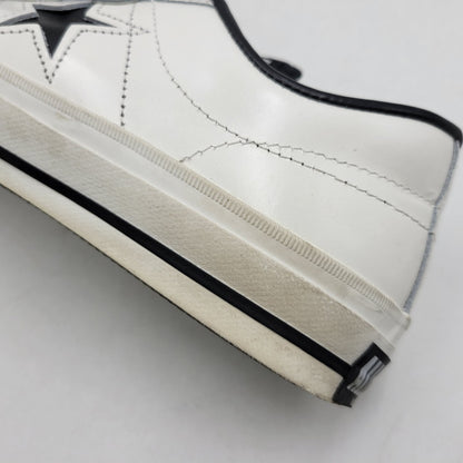 【中古品】【メンズ】 CONVERSE コンバース ONE STAR J V-3 ワンスター スニーカー シューズ 靴 162-260529-as-06-izu サイズ：7.5 カラー：ホワイト×ブラック 万代Net店