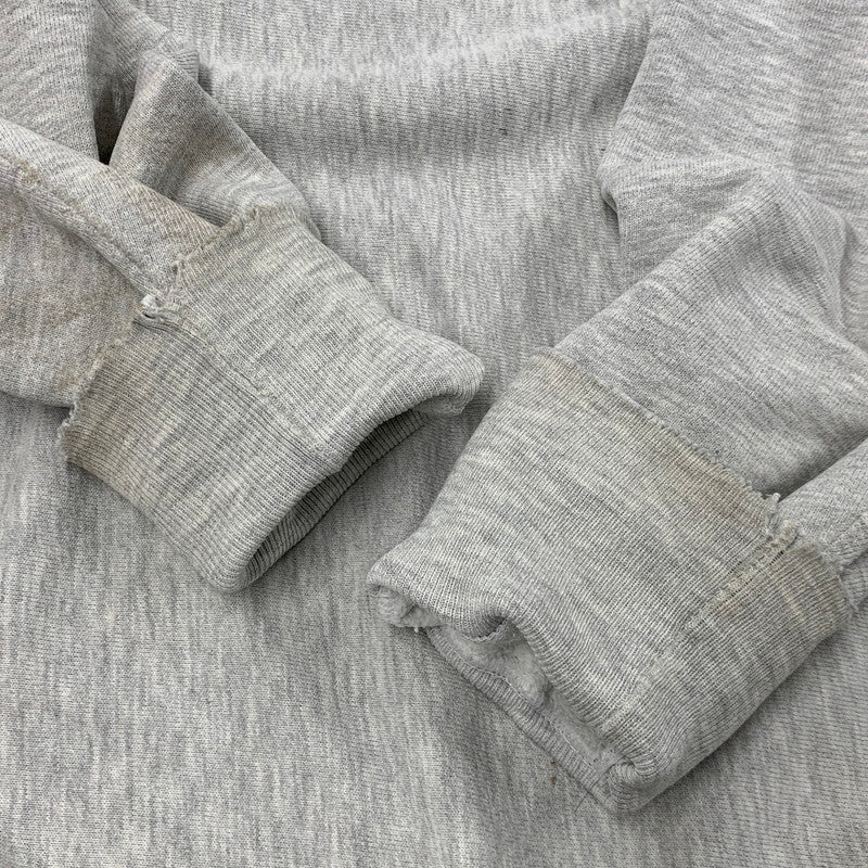 【現状渡し品】【メンズ】 CHAMPION チャンピオン 90S 刺繍タグ NORTHEASTERN UNIVERSITY REVERSE WEAVE SWEAT SHIRT ノースイースタン ユニバーシティ リバース ウィーブ スウェット シャツ トップス 長袖 146-260525-cs-14-izu サイズ：XL カラー：グレー 万代Net店