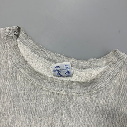 【現状渡し品】【メンズ】 CHAMPION チャンピオン 90S 刺繍タグ NORTHEASTERN UNIVERSITY REVERSE WEAVE SWEAT SHIRT ノースイースタン ユニバーシティ リバース ウィーブ スウェット シャツ トップス 長袖 146-260525-cs-14-izu サイズ：XL カラー：グレー 万代Net店