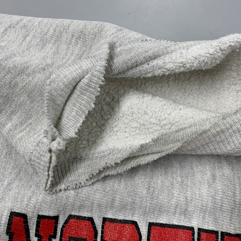 【現状渡し品】【メンズ】 CHAMPION チャンピオン 90S 刺繍タグ NORTHEASTERN UNIVERSITY REVERSE WEAVE SWEAT SHIRT ノースイースタン ユニバーシティ リバース ウィーブ スウェット シャツ トップス 長袖 146-260525-cs-14-izu サイズ：XL カラー：グレー 万代Net店