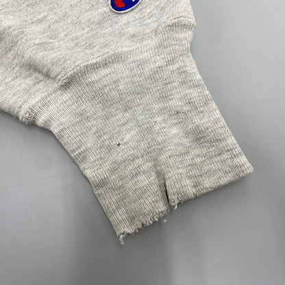 【現状渡し品】【メンズ】 CHAMPION チャンピオン 90S 刺繍タグ FIRST CHICAGO REVERSE WEAVE SWEAT SHIRTファースト・シカゴ リバース・ウィーブ スウェットシャツ トップス 長袖 146-260529-ya-12-izu サイズ：XL カラー：グレー 万代Net店