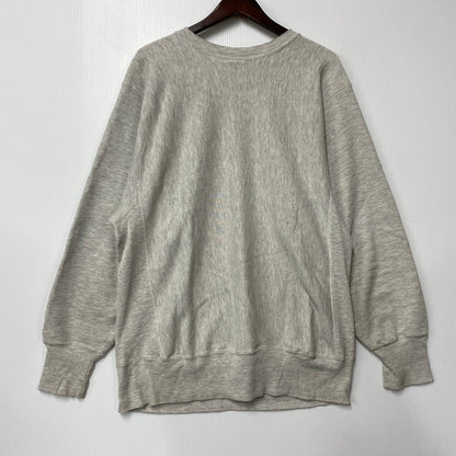 【現状渡し品】【メンズ】 CHAMPION チャンピオン 90S 刺繍タグ FIRST CHICAGO REVERSE WEAVE SWEAT SHIRTファースト・シカゴ リバース・ウィーブ スウェットシャツ トップス 長袖 146-260529-ya-12-izu サイズ：XL カラー：グレー 万代Net店
