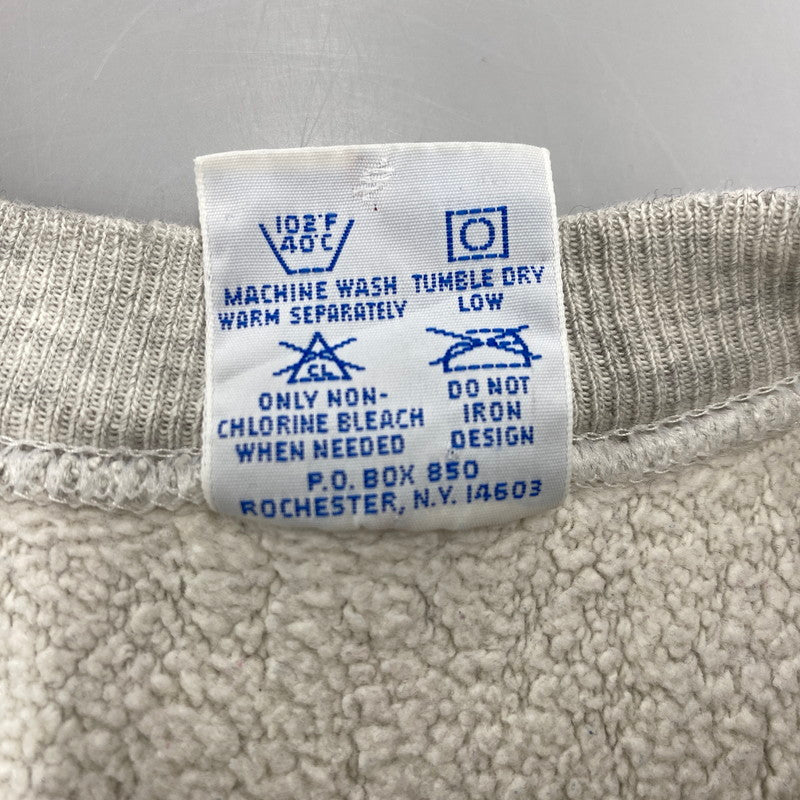 【現状渡し品】【メンズ】 CHAMPION チャンピオン 90S 刺繍タグ FIRST CHICAGO REVERSE WEAVE SWEAT SHIRTファースト・シカゴ リバース・ウィーブ スウェットシャツ トップス 長袖 146-260529-ya-12-izu サイズ：XL カラー：グレー 万代Net店