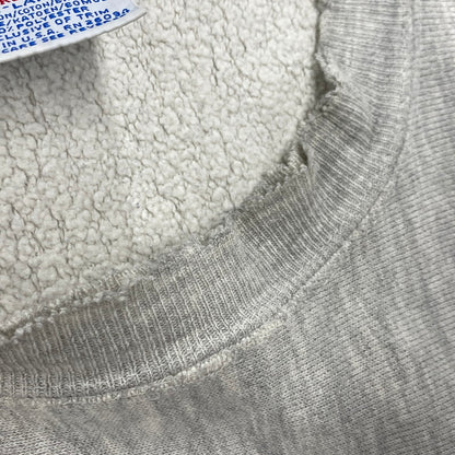 【現状渡し品】【メンズ】 CHAMPION チャンピオン 90S 刺繍タグ FIRST CHICAGO REVERSE WEAVE SWEAT SHIRTファースト・シカゴ リバース・ウィーブ スウェットシャツ トップス 長袖 146-260529-ya-12-izu サイズ：XL カラー：グレー 万代Net店