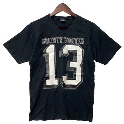 【中古品】【メンズ】 BOUNTY HUNTER バウンティーハンター ＃13 HOCKEY TEE ホッケー Tシャツ 半袖 トップス 142-260527-as-31-izu サイズ：S カラー：ブラック 万代Net店