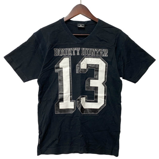 【中古品】【メンズ】 BOUNTY HUNTER バウンティーハンター ＃13 HOCKEY TEE ホッケー Tシャツ 半袖 トップス 142-260527-as-31-izu サイズ：S カラー：ブラック 万代Net店