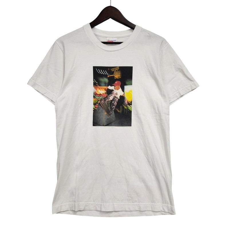 【中古品】【メンズ】 SUPREME シュプリーム × COMME DES GARCONS SHIRT コムデギャルソン シャツ 14SS HAROLD HUNTER TEE ハロルド・ハンター Tシャツ トップス 半袖 149-260529-ya-04-izu サイズ：S カラー：WHITE 万代Net店