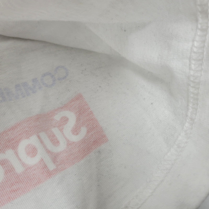 【中古品】【メンズ】 SUPREME シュプリーム × COMME DES GARCONS SHIRT コムデギャルソン シャツ 14SS HAROLD HUNTER TEE ハロルド・ハンター Tシャツ トップス 半袖 149-260529-ya-04-izu サイズ：S カラー：WHITE 万代Net店