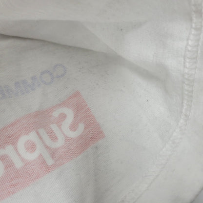 【中古品】【メンズ】 SUPREME シュプリーム × COMME DES GARCONS SHIRT コムデギャルソン シャツ 14SS HAROLD HUNTER TEE ハロルド・ハンター Tシャツ トップス 半袖 149-260529-ya-04-izu サイズ：S カラー：WHITE 万代Net店