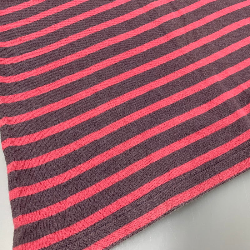 【中古品】【メンズ】 DRIES VAN NOTEN ドリスヴァンノッテン 3751-7109 ベルギー製 ライカ期 BORDER TANK TOP ボーダー タンクトップ トップス 141-260525-cs-12-izu サイズ：M カラー：ピンク×パープル系 万代Net店