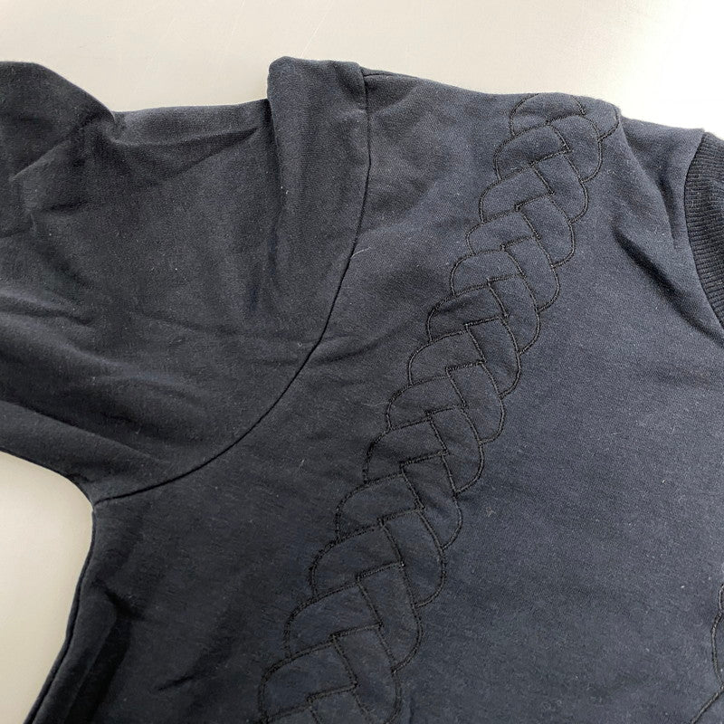 【中古品】【メンズ】 KRIS VAN ASSCHE クリスヴァンアッシュ QUILTING SWEAT SHIRT キルティング スウェット 141-260527-as-30-izu サイズ：XS カラー：ブラック 万代Net店