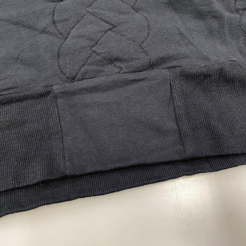 【中古品】【メンズ】 KRIS VAN ASSCHE クリスヴァンアッシュ QUILTING SWEAT SHIRT キルティング スウェット 141-260527-as-30-izu サイズ：XS カラー：ブラック 万代Net店