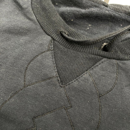 【中古品】【メンズ】 KRIS VAN ASSCHE クリスヴァンアッシュ QUILTING SWEAT SHIRT キルティング スウェット 141-260527-as-30-izu サイズ：XS カラー：ブラック 万代Net店