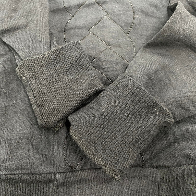 【中古品】【メンズ】 KRIS VAN ASSCHE クリスヴァンアッシュ QUILTING SWEAT SHIRT キルティング スウェット 141-260527-as-30-izu サイズ：XS カラー：ブラック 万代Net店