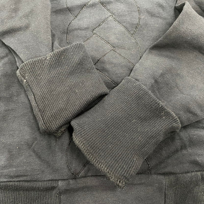 【中古品】【メンズ】 KRIS VAN ASSCHE クリスヴァンアッシュ QUILTING SWEAT SHIRT キルティング スウェット 141-260527-as-30-izu サイズ：XS カラー：ブラック 万代Net店