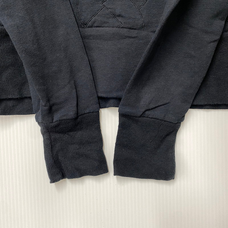 【中古品】【メンズ】 KRIS VAN ASSCHE クリスヴァンアッシュ QUILTING SWEAT SHIRT キルティング スウェット 141-260527-as-30-izu サイズ：XS カラー：ブラック 万代Net店