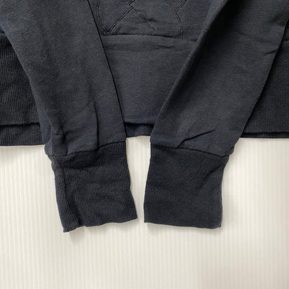 【中古品】【メンズ】 KRIS VAN ASSCHE クリスヴァンアッシュ QUILTING SWEAT SHIRT キルティング スウェット 141-260527-as-30-izu サイズ：XS カラー：ブラック 万代Net店
