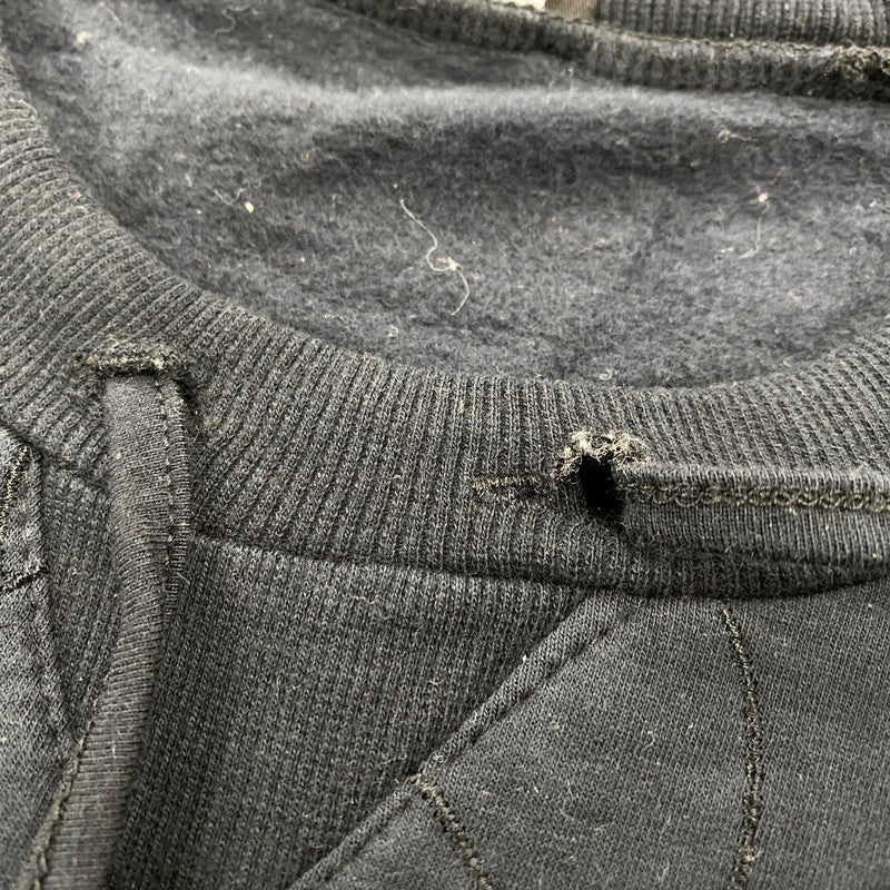 【中古品】【メンズ】 KRIS VAN ASSCHE クリスヴァンアッシュ QUILTING SWEAT SHIRT キルティング スウェット 141-260527-as-30-izu サイズ：XS カラー：ブラック 万代Net店