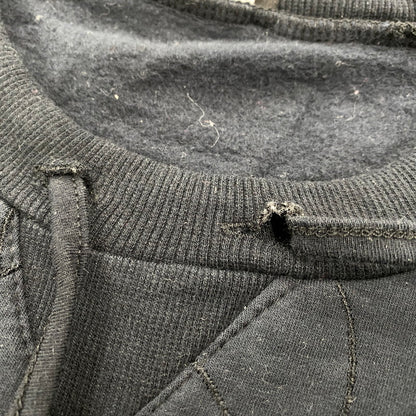 【中古品】【メンズ】 KRIS VAN ASSCHE クリスヴァンアッシュ QUILTING SWEAT SHIRT キルティング スウェット 141-260527-as-30-izu サイズ：XS カラー：ブラック 万代Net店