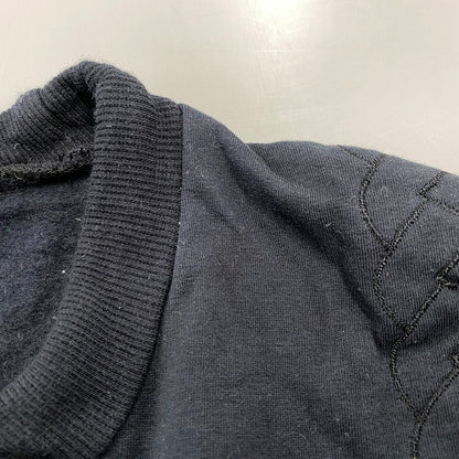 【中古品】【メンズ】 KRIS VAN ASSCHE クリスヴァンアッシュ QUILTING SWEAT SHIRT キルティング スウェット 141-260527-as-30-izu サイズ：XS カラー：ブラック 万代Net店