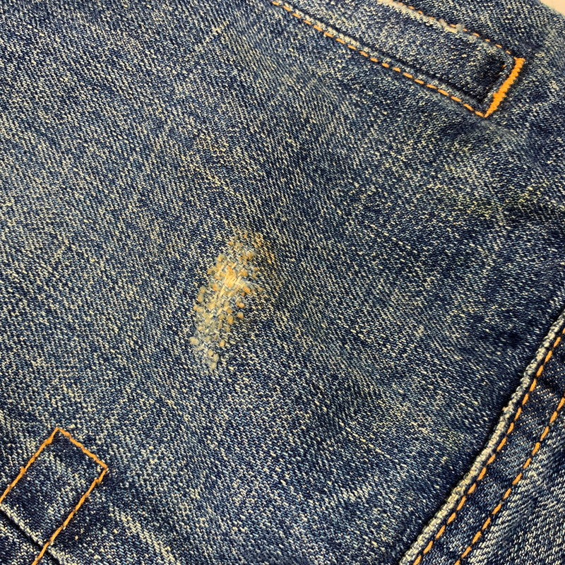 【中古品】【メンズ】 EZRA FITCH エズラフィッチ DAMAGE DENIM JACKET ダメージ デニム ジャケット アウター 145-260714-cs-16-izu サイズ：S カラー：インディゴ 万代Net店