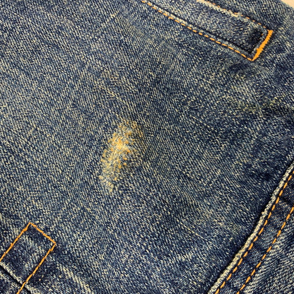 【中古品】【メンズ】 EZRA FITCH エズラフィッチ DAMAGE DENIM JACKET ダメージ デニム ジャケット アウター 145-260714-cs-16-izu サイズ：S カラー：インディゴ 万代Net店