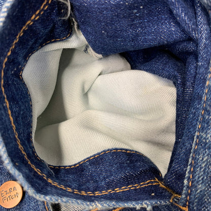 【中古品】【メンズ】 EZRA FITCH エズラフィッチ DAMAGE DENIM JACKET ダメージ デニム ジャケット アウター 145-260714-cs-16-izu サイズ：S カラー：インディゴ 万代Net店