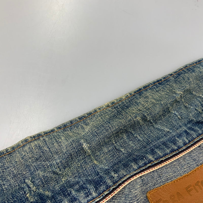 【中古品】【メンズ】 EZRA FITCH エズラフィッチ DAMAGE DENIM JACKET ダメージ デニム ジャケット アウター 145-260714-cs-16-izu サイズ：S カラー：インディゴ 万代Net店