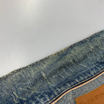 【中古品】【メンズ】 EZRA FITCH エズラフィッチ DAMAGE DENIM JACKET ダメージ デニム ジャケット アウター 145-260714-cs-16-izu サイズ：S カラー：インディゴ 万代Net店
