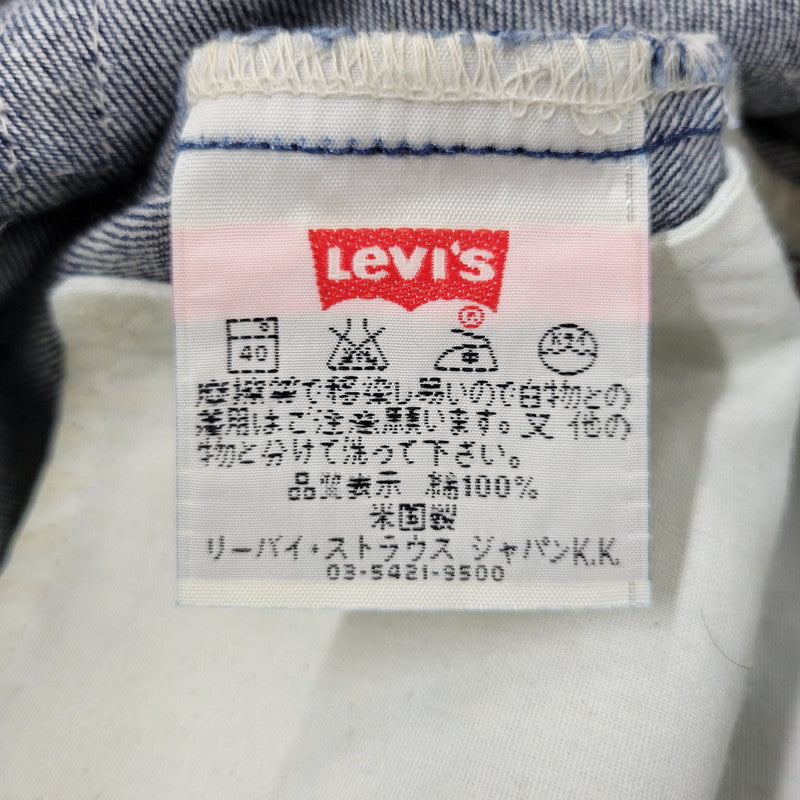 【中古品】【メンズ】 Levi's リーバイス BOOTS CUT DENIM PANTS 517-03 ブーツカット デニムパンツ 刻印553 USA製 ジーンズ 157-260528-as-06-izu サイズ：28×34 カラー：インディゴ 万代Net店