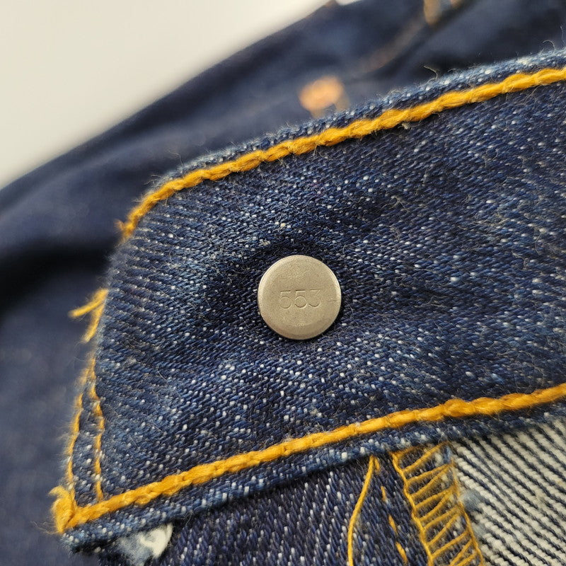 【中古品】【メンズ】 Levi's リーバイス BOOTS CUT DENIM PANTS 517-03 ブーツカット デニムパンツ 刻印553 USA製 ジーンズ 157-260528-as-06-izu サイズ：28×34 カラー：インディゴ 万代Net店